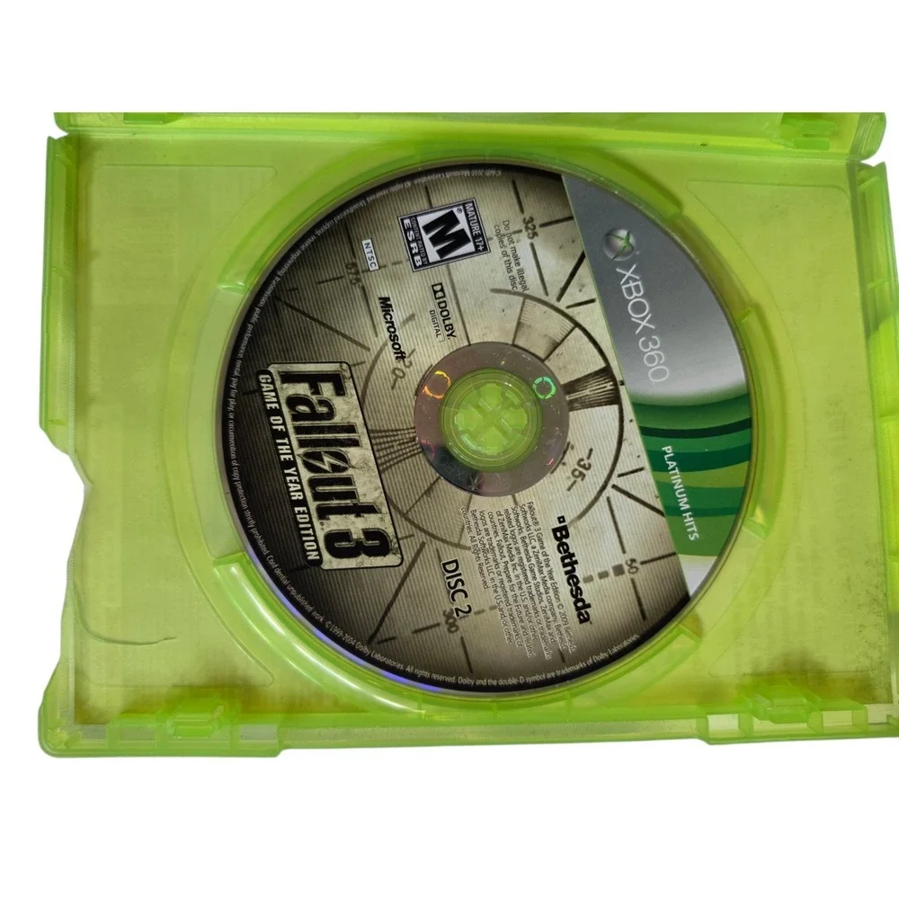 Fallout 3 Xbox 360 Game of The Year Edition Platinum Hits Best Seller